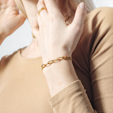 The Double Bracelet - Gold Bracelet For Women - Chain Bracelet Bracelet Brother & Sisters